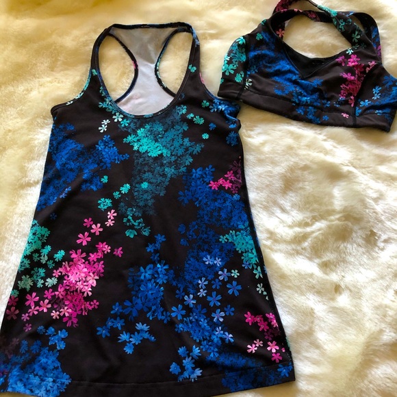 Lululemon tank top and bra top 4 - Picture 1 of 1